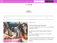 Tablet Screenshot of ecowarriorprincess.net